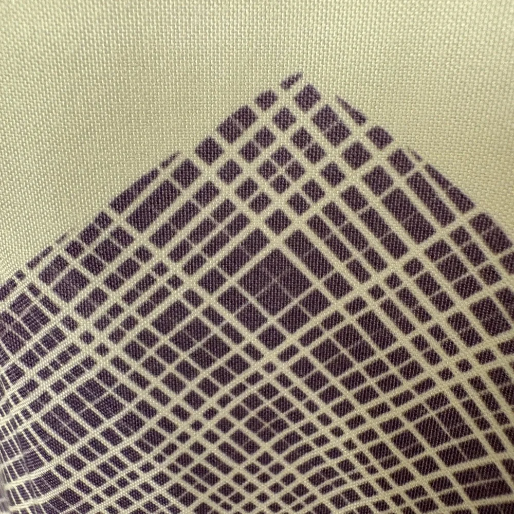 Purple Leaf Pattern White Shower Curtain Home Bathroom Style Decor